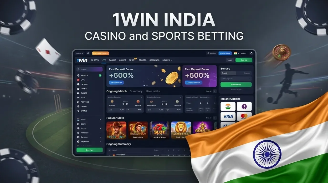 1Win website in India for sports betting and gaming